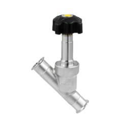 Manual angle seat valves
