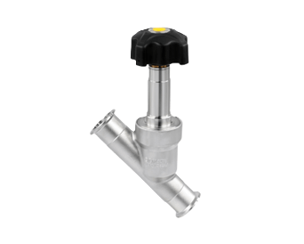 Manual angle seat valves