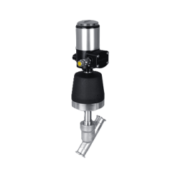 Pneumatic angle seat Valves with Positioner